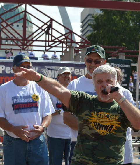 UMWA Pres Cecil Roberts declares the Mine Workers fight is a faith-based, civil rights-based and labor-based struggle.