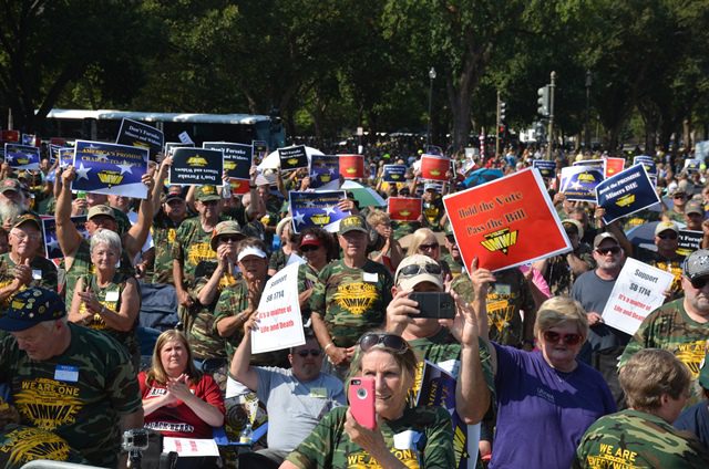 Thousands converged on Capitol Hill to support passage of the Miners Protection Act.