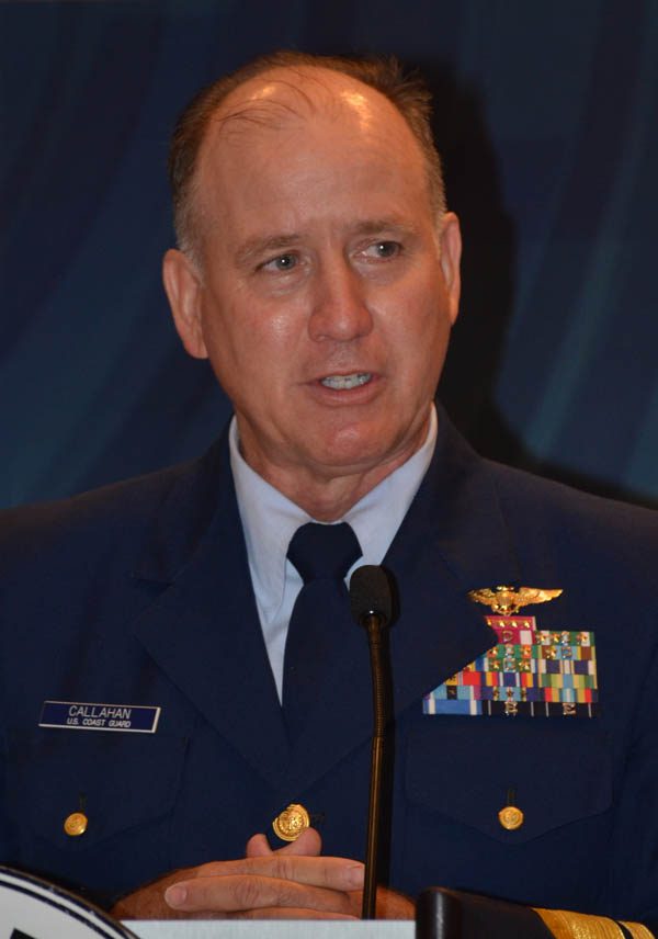 USCG RADM David Callahan tells MTD Executive Board he relies on maritime organizations for successful missions and operations.