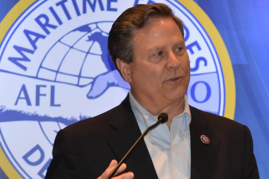 JUNE 23, 2022 US REP (_ IBEW MEMBER) NORCROSS STRESSES VALUE OF UNION JOBS AT MTD CONVENTION